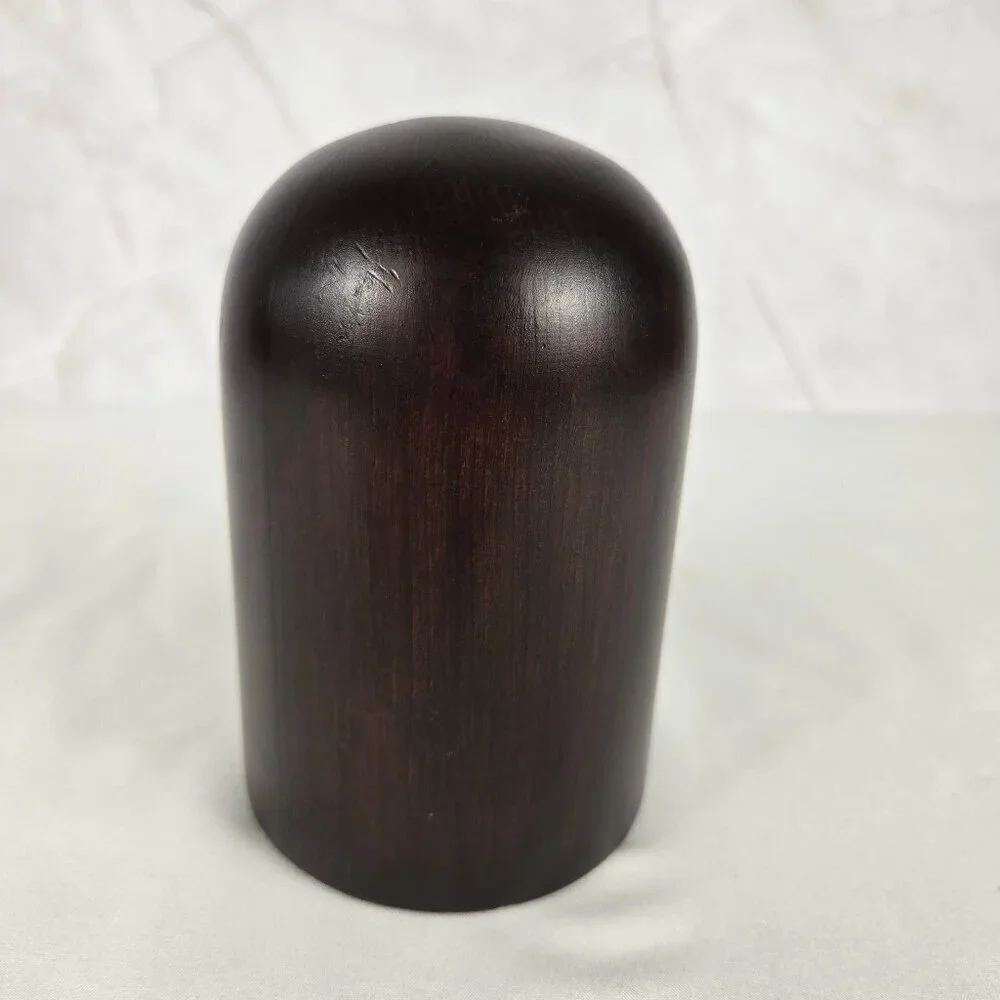 Ceramic Faced Owl Wooden Body Modern Swedish Design IKEA Minimalist